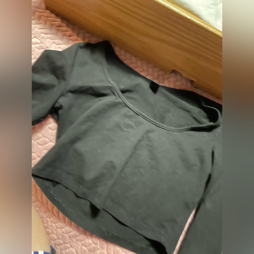 Long sleeve crop top from shein